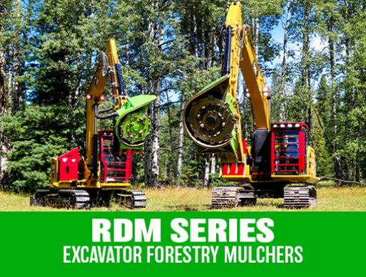 RDM Series Excavator Forestry Disc Mulchers