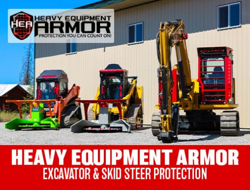 Heavy Equipment Armor for Skid Steers and Excavators