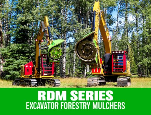 RDM Series Excavator Forestry Disc Mulchers 